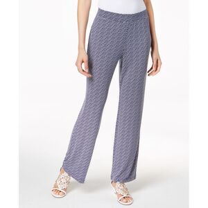 Printed Wide-Leg Pants